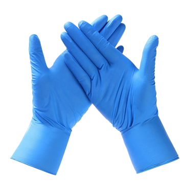 Disposable Blue Medical Exam Nitrile Gloves